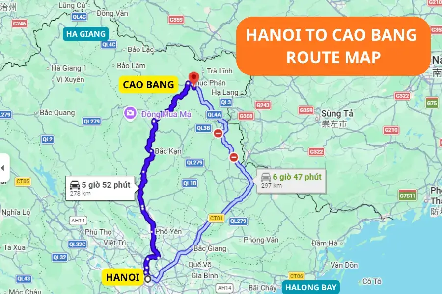 Hanoi to Cao Bang private car - Hoi An Private Taxi
